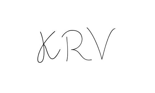 It looks lik you need a new signature style for name K R V. Design unique handwritten (Andilay-7BmLP) signature with our free signature maker in just a few clicks. K R V signature style 4 images and pictures png