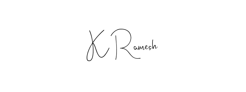 Also we have K Ramesh name is the best signature style. Create professional handwritten signature collection using Andilay-7BmLP autograph style. K Ramesh signature style 4 images and pictures png