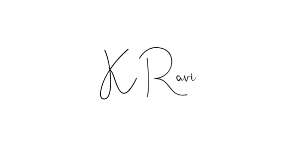 The best way (Andilay-7BmLP) to make a short signature is to pick only two or three words in your name. The name K Ravi include a total of six letters. For converting this name. K Ravi signature style 4 images and pictures png