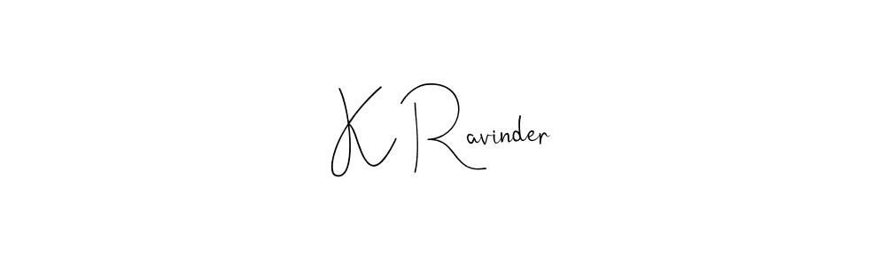 How to make K Ravinder signature? Andilay-7BmLP is a professional autograph style. Create handwritten signature for K Ravinder name. K Ravinder signature style 4 images and pictures png