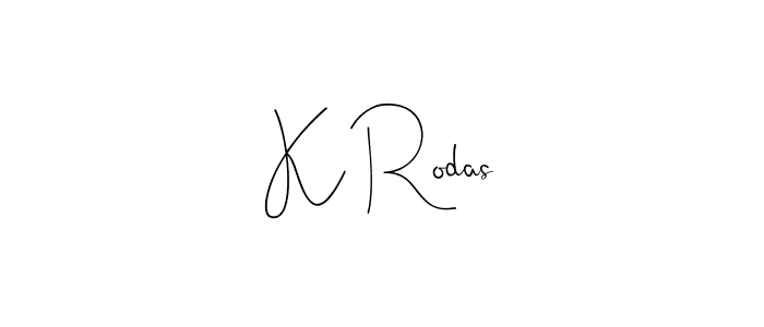 The best way (Andilay-7BmLP) to make a short signature is to pick only two or three words in your name. The name K Rodas include a total of six letters. For converting this name. K Rodas signature style 4 images and pictures png