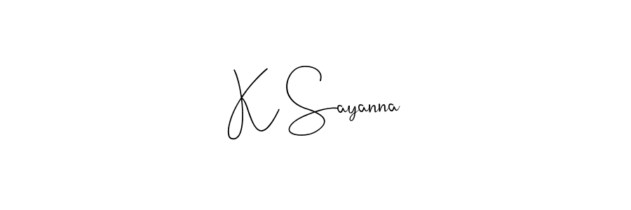 Best and Professional Signature Style for K Sayanna. Andilay-7BmLP Best Signature Style Collection. K Sayanna signature style 4 images and pictures png