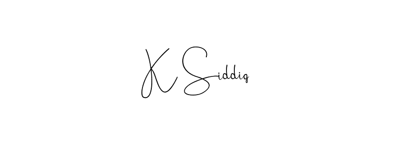 Best and Professional Signature Style for K Siddiq. Andilay-7BmLP Best Signature Style Collection. K Siddiq signature style 4 images and pictures png