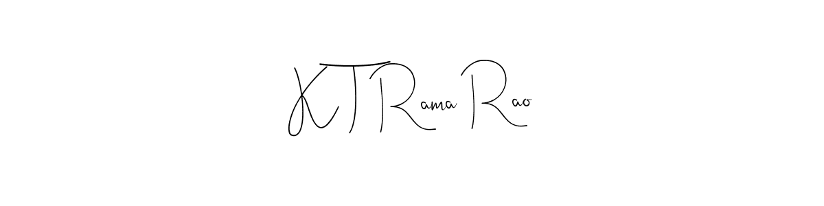 This is the best signature style for the K T Rama Rao name. Also you like these signature font (Andilay-7BmLP). Mix name signature. K T Rama Rao signature style 4 images and pictures png