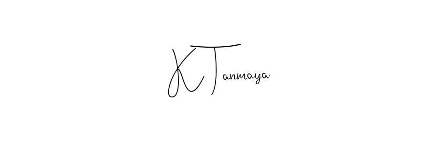 How to make K Tanmaya signature? Andilay-7BmLP is a professional autograph style. Create handwritten signature for K Tanmaya name. K Tanmaya signature style 4 images and pictures png