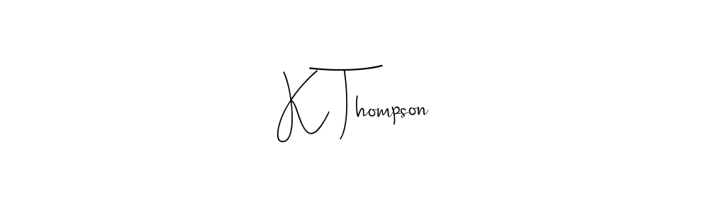 How to Draw K Thompson signature style? Andilay-7BmLP is a latest design signature styles for name K Thompson. K Thompson signature style 4 images and pictures png