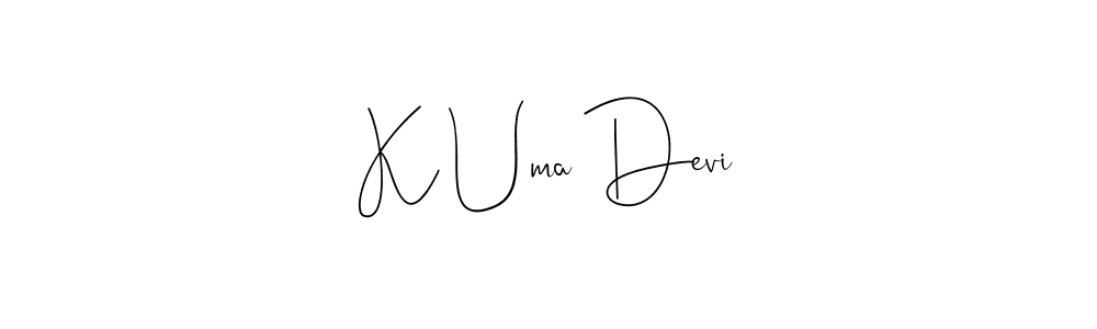 It looks lik you need a new signature style for name K Uma Devi. Design unique handwritten (Andilay-7BmLP) signature with our free signature maker in just a few clicks. K Uma Devi signature style 4 images and pictures png