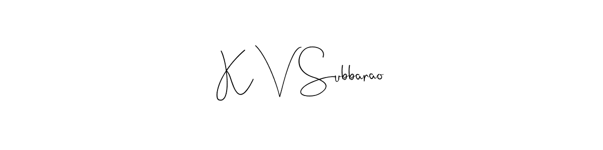 Also we have K V Subbarao name is the best signature style. Create professional handwritten signature collection using Andilay-7BmLP autograph style. K V Subbarao signature style 4 images and pictures png