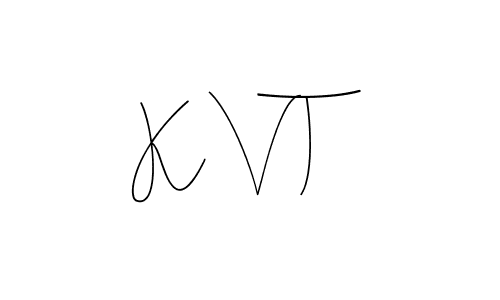 Best and Professional Signature Style for K V T. Andilay-7BmLP Best Signature Style Collection. K V T signature style 4 images and pictures png