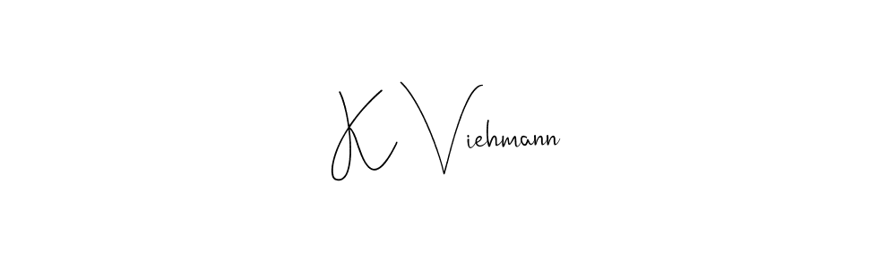 K Viehmann stylish signature style. Best Handwritten Sign (Andilay-7BmLP) for my name. Handwritten Signature Collection Ideas for my name K Viehmann. K Viehmann signature style 4 images and pictures png