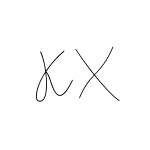 How to Draw K X signature style? Andilay-7BmLP is a latest design signature styles for name K X. K X signature style 4 images and pictures png