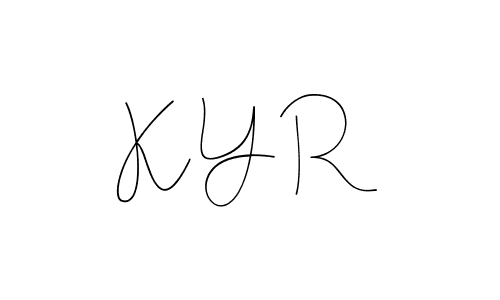 How to make K Y R signature? Andilay-7BmLP is a professional autograph style. Create handwritten signature for K Y R name. K Y R signature style 4 images and pictures png