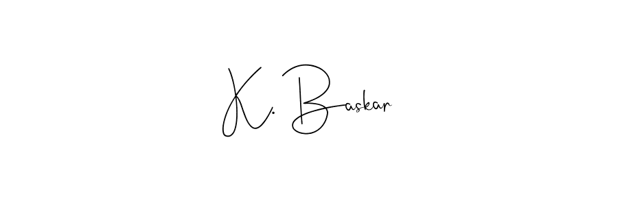 Best and Professional Signature Style for K. Baskar. Andilay-7BmLP Best Signature Style Collection. K. Baskar signature style 4 images and pictures png