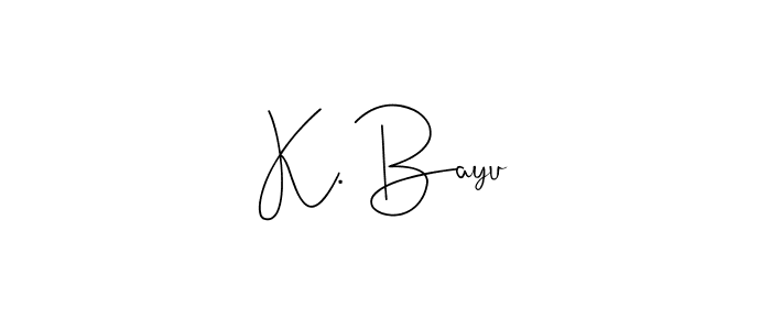 How to Draw K. Bayu signature style? Andilay-7BmLP is a latest design signature styles for name K. Bayu. K. Bayu signature style 4 images and pictures png