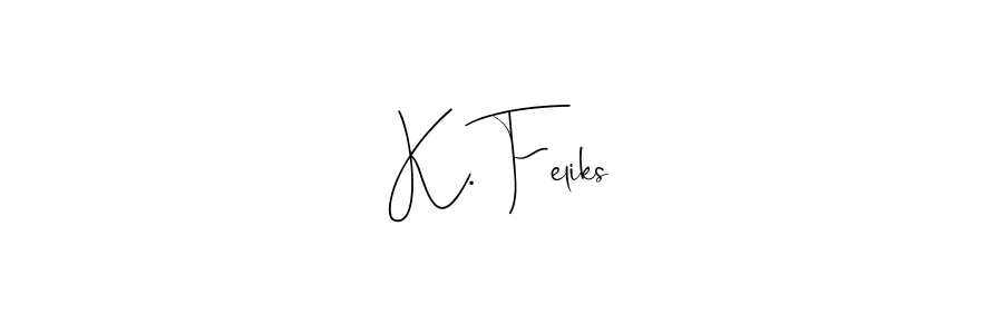 You can use this online signature creator to create a handwritten signature for the name K. Feliks. This is the best online autograph maker. K. Feliks signature style 4 images and pictures png