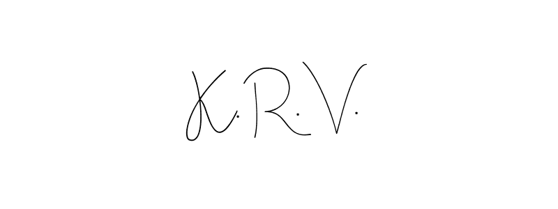 This is the best signature style for the K. R. V. name. Also you like these signature font (Andilay-7BmLP). Mix name signature. K. R. V. signature style 4 images and pictures png