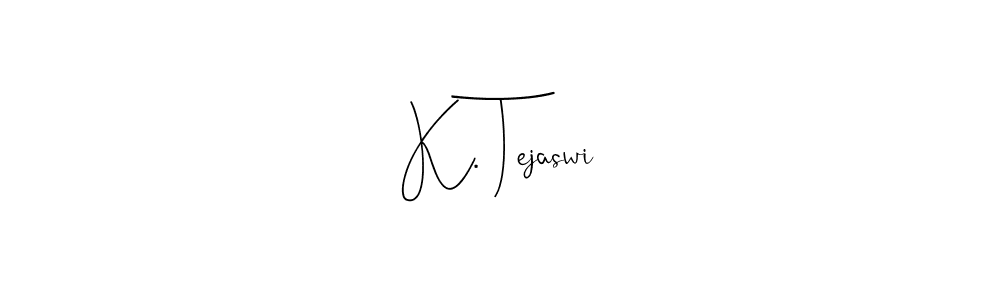 Here are the top 10 professional signature styles for the name K. Tejaswi. These are the best autograph styles you can use for your name. K. Tejaswi signature style 4 images and pictures png