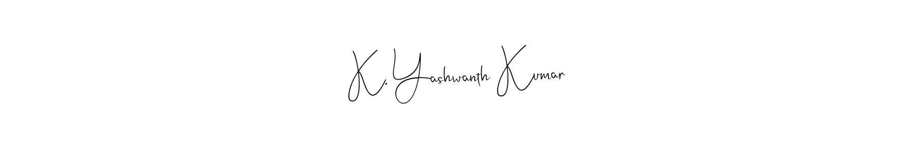 Use a signature maker to create a handwritten signature online. With this signature software, you can design (Andilay-7BmLP) your own signature for name K. Yashwanth Kumar. K. Yashwanth Kumar signature style 4 images and pictures png