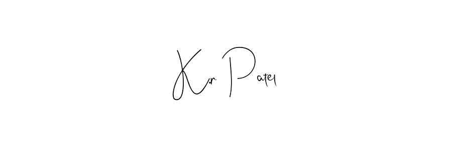 Similarly Andilay-7BmLP is the best handwritten signature design. Signature creator online .You can use it as an online autograph creator for name K.r Patel. K.r Patel signature style 4 images and pictures png