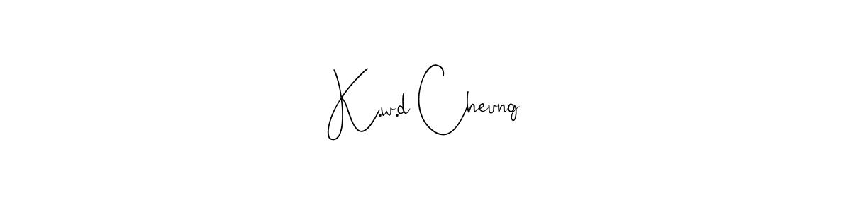 Also You can easily find your signature by using the search form. We will create K.w.d Cheung name handwritten signature images for you free of cost using Andilay-7BmLP sign style. K.w.d Cheung signature style 4 images and pictures png