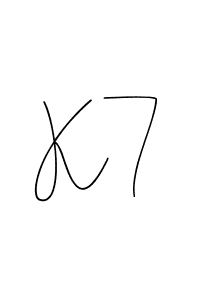 It looks lik you need a new signature style for name K7. Design unique handwritten (Andilay-7BmLP) signature with our free signature maker in just a few clicks. K7 signature style 4 images and pictures png