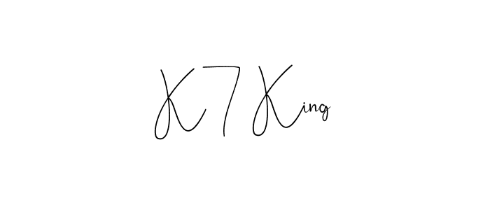 Also we have K7 King name is the best signature style. Create professional handwritten signature collection using Andilay-7BmLP autograph style. K7 King signature style 4 images and pictures png