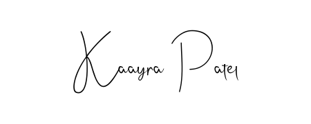 How to make Kaayra Patel signature? Andilay-7BmLP is a professional autograph style. Create handwritten signature for Kaayra Patel name. Kaayra Patel signature style 4 images and pictures png