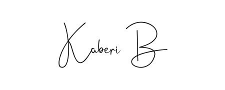 Create a personalized artistic stamp with Kaberi B in Andilay-7BmLP font. Perfect for visual artists, designers, and influencers. Kaberi B signature style 4 images and pictures png
