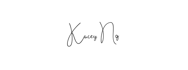 You should practise on your own different ways (Andilay-7BmLP) to write your name (Kacey Ng) in signature. don't let someone else do it for you. Kacey Ng signature style 4 images and pictures png