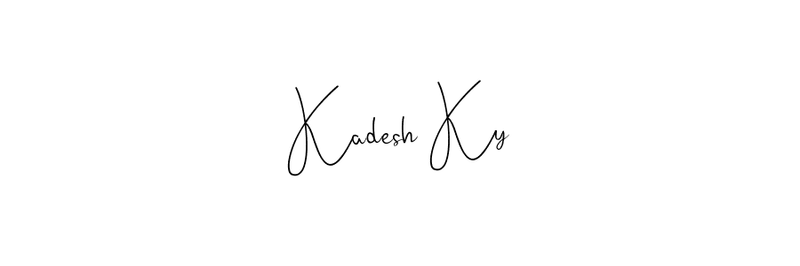 The best way (Andilay-7BmLP) to make a short signature is to pick only two or three words in your name. The name Kadesh Ky include a total of six letters. For converting this name. Kadesh Ky signature style 4 images and pictures png