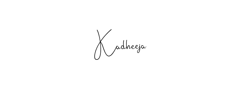 The best way (Andilay-7BmLP) to make a short signature is to pick only two or three words in your name. The name Kadheeja include a total of six letters. For converting this name. Kadheeja signature style 4 images and pictures png