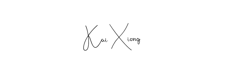 Make a short Kai Xiong signature style. Manage your documents anywhere anytime using Andilay-7BmLP. Create and add eSignatures, submit forms, share and send files easily. Kai Xiong signature style 4 images and pictures png
