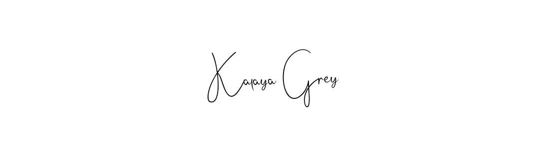 See photos of Kalaya Grey official signature by Spectra . Check more albums & portfolios. Read reviews & check more about Andilay-7BmLP font. Kalaya Grey signature style 4 images and pictures png