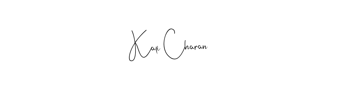 How to make Kali Charan name signature. Use Andilay-7BmLP style for creating short signs online. This is the latest handwritten sign. Kali Charan signature style 4 images and pictures png