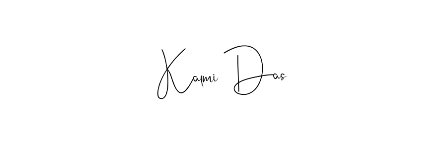 The best way (Andilay-7BmLP) to make a short signature is to pick only two or three words in your name. The name Kalmi Das include a total of six letters. For converting this name. Kalmi Das signature style 4 images and pictures png