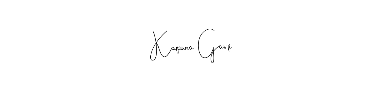 Create a beautiful signature design for name Kalpana Gavli. With this signature (Andilay-7BmLP) fonts, you can make a handwritten signature for free. Kalpana Gavli signature style 4 images and pictures png