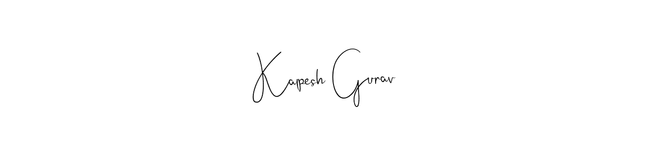 The best way (Andilay-7BmLP) to make a short signature is to pick only two or three words in your name. The name Kalpesh Gurav include a total of six letters. For converting this name. Kalpesh Gurav signature style 4 images and pictures png