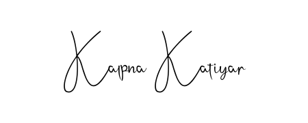 The best way (Andilay-7BmLP) to make a short signature is to pick only two or three words in your name. For converting this name Kalpna Katiyar. Kalpna Katiyar signature style 4 images and pictures png