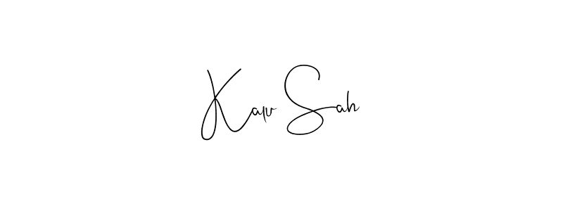 It looks lik you need a new signature style for name Kalu Sah. Design unique handwritten (Andilay-7BmLP) signature with our free signature maker in just a few clicks. Kalu Sah signature style 4 images and pictures png