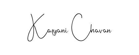 You should practise on your own different ways (Andilay-7BmLP) to write your name (Kalyani Chavan) in signature. Don't let someone else do it for you. Kalyani Chavan signature style 4 images and pictures png