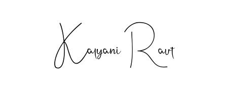 How to make Kalyani Raut name signature. Use Andilay-7BmLP style for creating short signs online. This is the latest handwritten sign. Kalyani Raut signature style 4 images and pictures png