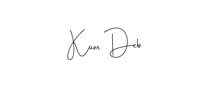 It looks lik you need a new signature style for name Kam Deb. Design unique handwritten (Andilay-7BmLP) signature with our free signature maker in just a few clicks. Kam Deb signature style 4 images and pictures png