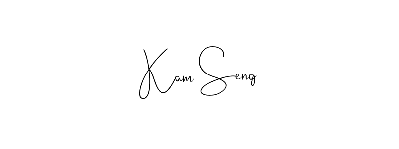 This is the best signature style for the Kam Seng name. Also you like these signature font (Andilay-7BmLP). Mix name signature. Kam Seng signature style 4 images and pictures png