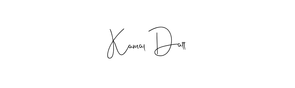 You should practise on your own different ways (Andilay-7BmLP) to write your name (Kamal Datt) in signature. don't let someone else do it for you. Kamal Datt signature style 4 images and pictures png