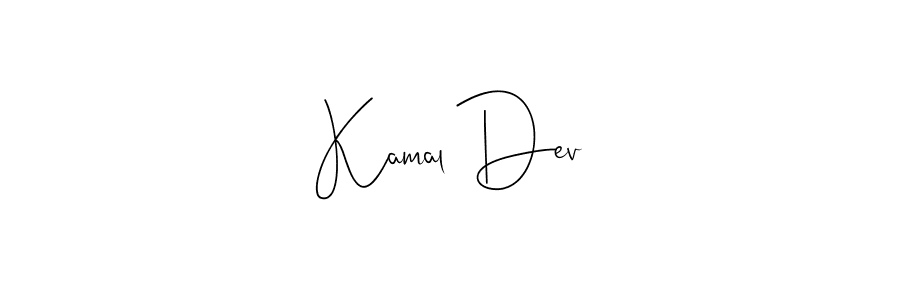 Design your own signature with our free online signature maker. With this signature software, you can create a handwritten (Andilay-7BmLP) signature for name Kamal Dev. Kamal Dev signature style 4 images and pictures png