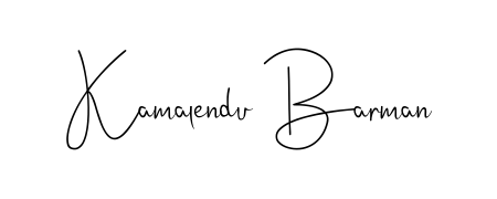 Achieve flawless digital penmanship with Kamalendu Barman name in Andilay-7BmLP font. The perfect tool for creating online signatures. Kamalendu Barman signature style 4 images and pictures png