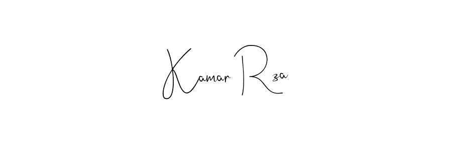 Kamar Rza stylish signature style. Best Handwritten Sign (Andilay-7BmLP) for my name. Handwritten Signature Collection Ideas for my name Kamar Rza. Kamar Rza signature style 4 images and pictures png