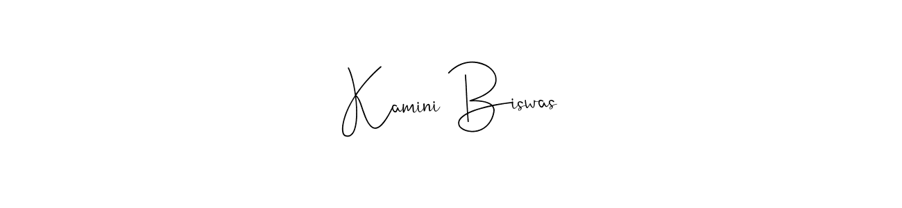 Also You can easily find your signature by using the search form. We will create Kamini Biswas name handwritten signature images for you free of cost using Andilay-7BmLP sign style. Kamini Biswas signature style 4 images and pictures png