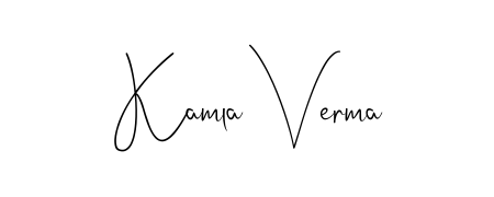 Andilay-7BmLP is a professional signature style that is perfect for those who want to add a touch of class to their signature. Get Kamla Verma name fancy signature for free. Kamla Verma signature style 4 images and pictures png