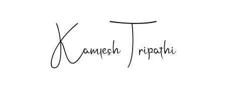 Get inspired by this graceful Andilay-7BmLP signature style for name Kamlesh Tripathi. Smooth loops and balanced proportions for everyday use. Kamlesh Tripathi signature style 4 images and pictures png